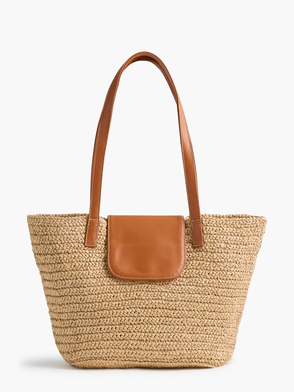 NWT J.Crew Como Woven Straw Tote